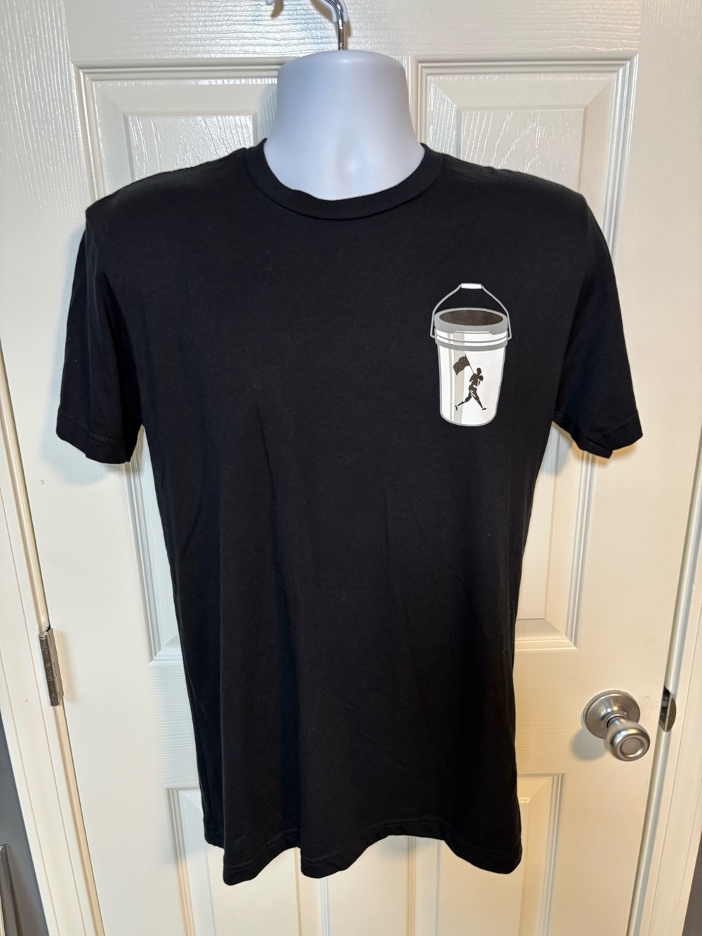 Baseballism "The Best Seat in the House" with bucket black shirt, size Medium